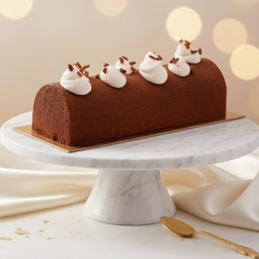 bûche chocolat carré